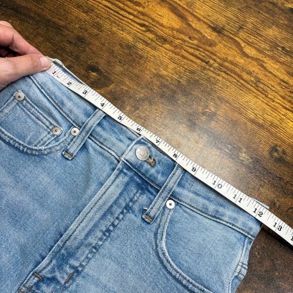 Madewell Size 23 Petite The Perfect Vintage Jeans High Rise Coffey Distressed - Picture 5 of 16